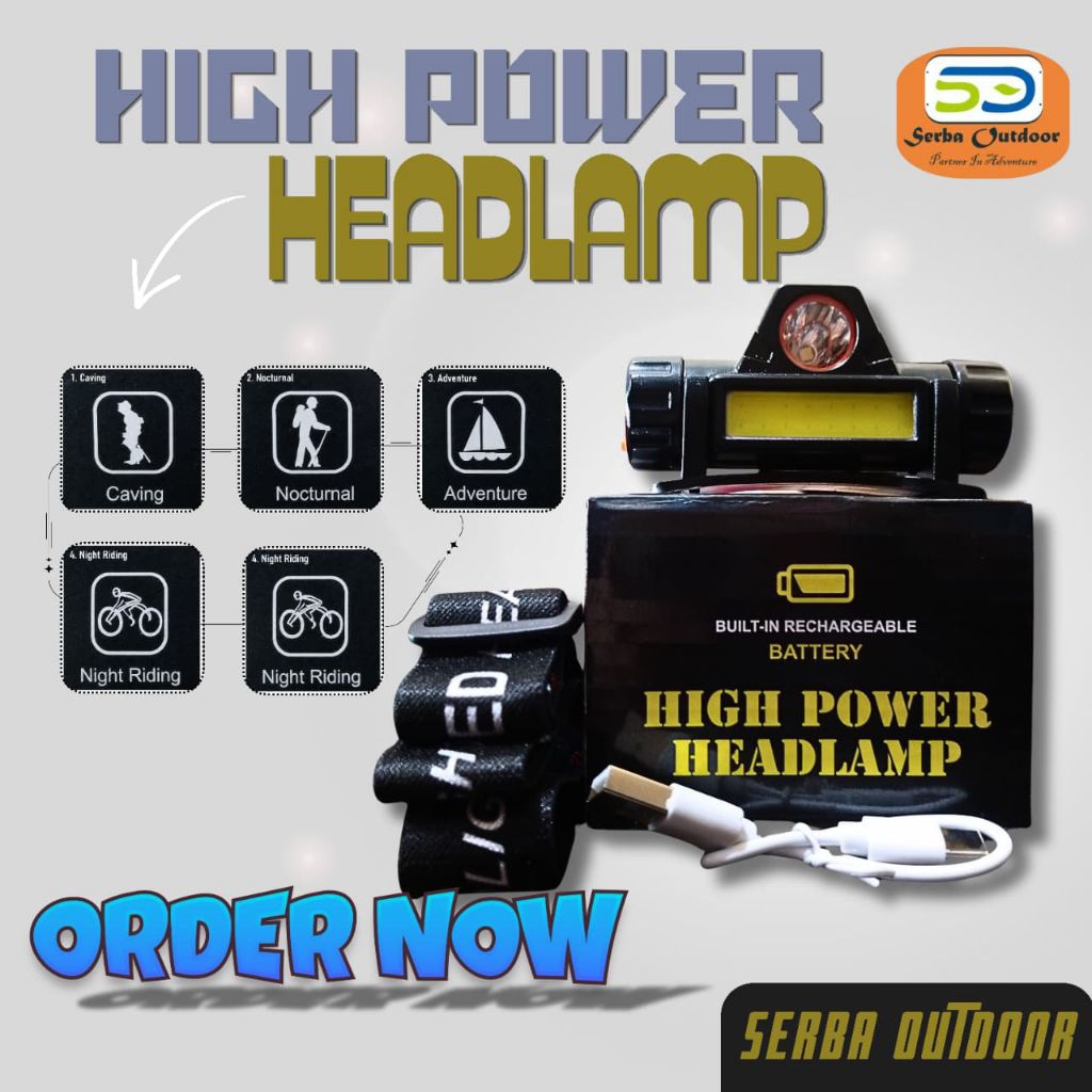 Senter Kepala/Headlamp Muxindo