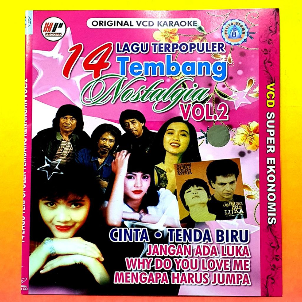 VCD LAGU TEMBANG NOSTALGIA- VCD LAGU POP KENANGAN LAWAS - VCD LAGU POP LAMA BISA KAROKE