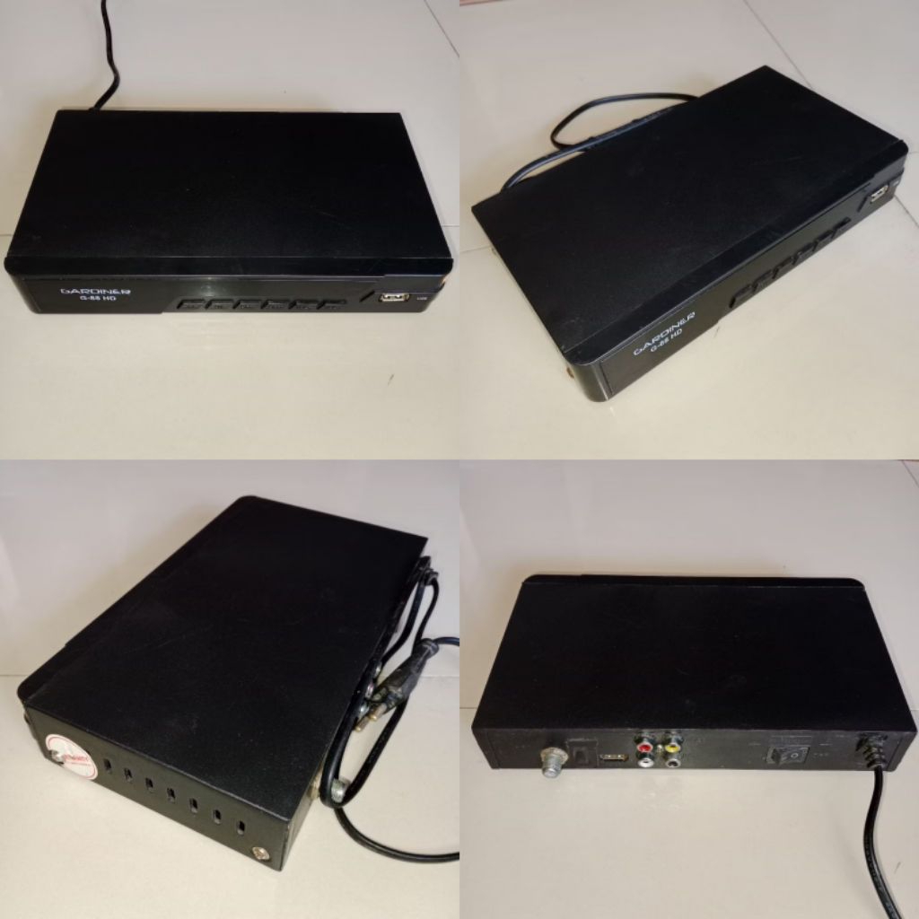 Receiver parabola bekas pakai RX Gardiner G88 Full HD Mpeg4 bisa nonton dakwah Sunnah FTA plus remot