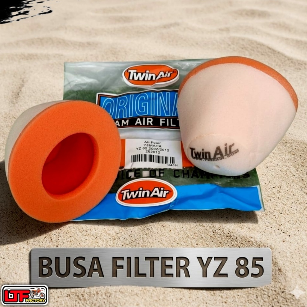YAMAHA YZ 80 85 - KAWASAKI KX 80 85 100 112 - TWIN AIR ELEMENT FOAM FILTER - BUSA SARINGAN UDARA MES