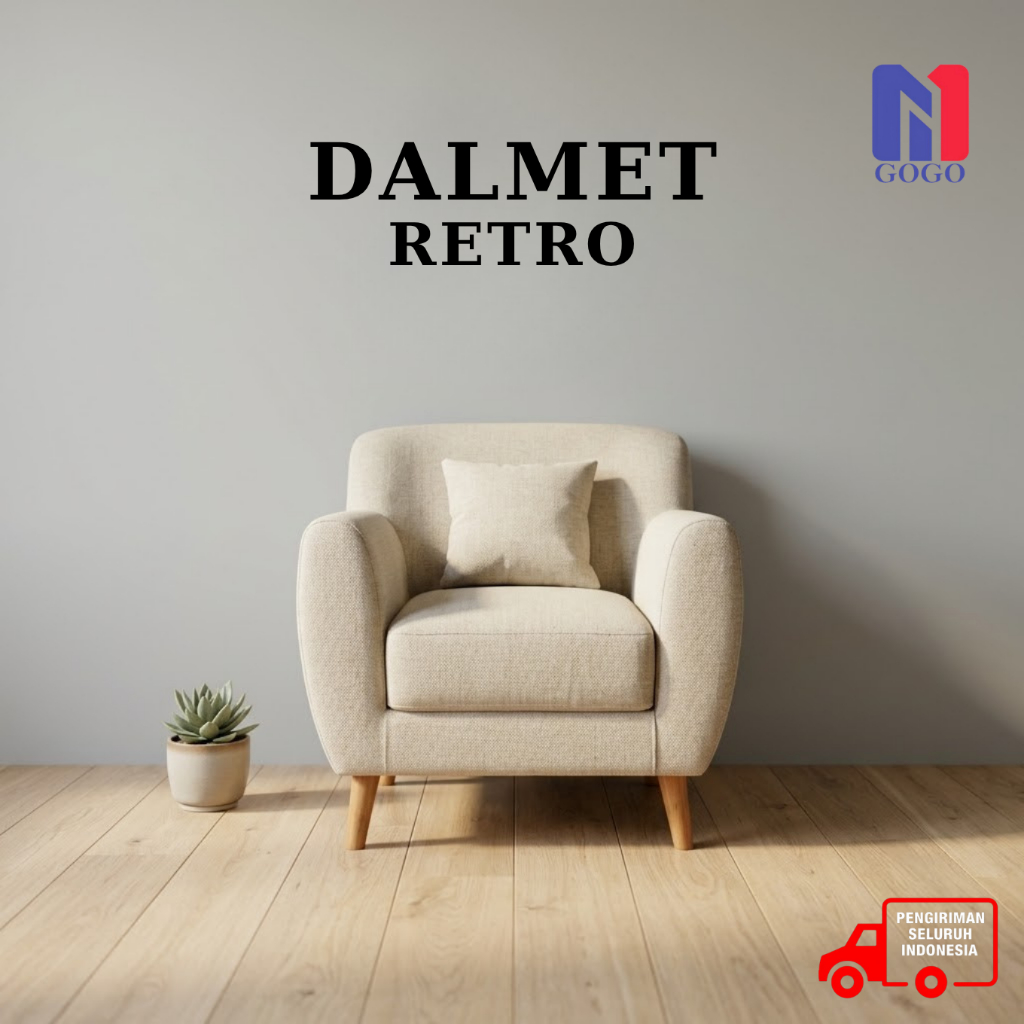 Sofa Retro 1 Seater / Retro 1 Dudukan / Retro Minimalis