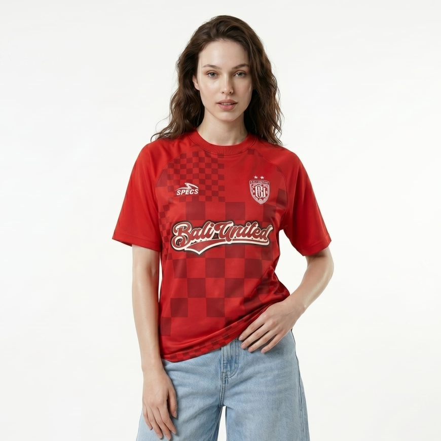 Bali United Kaos Official T-Shirt Red Bali United FC 2025