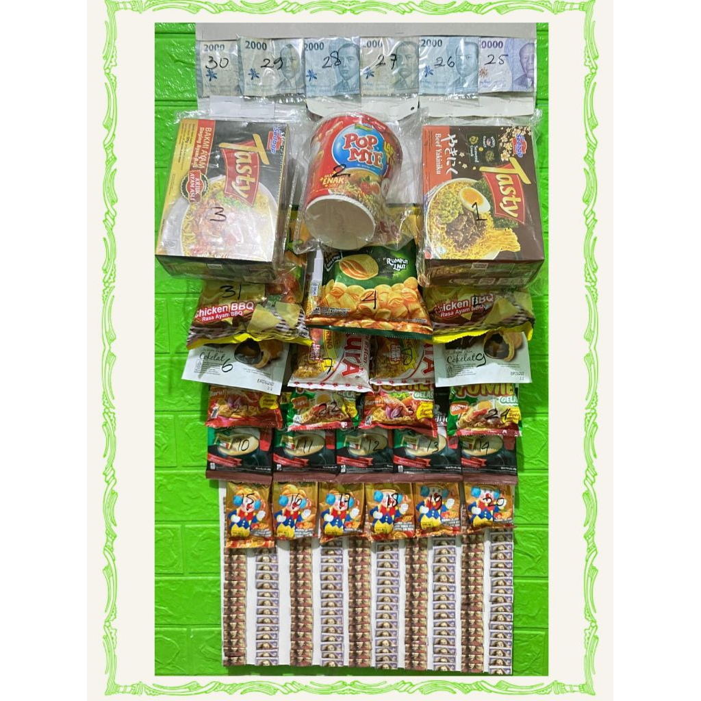 lotre cabutan berhadiah isi 200 ( testy ,pm,10 k)