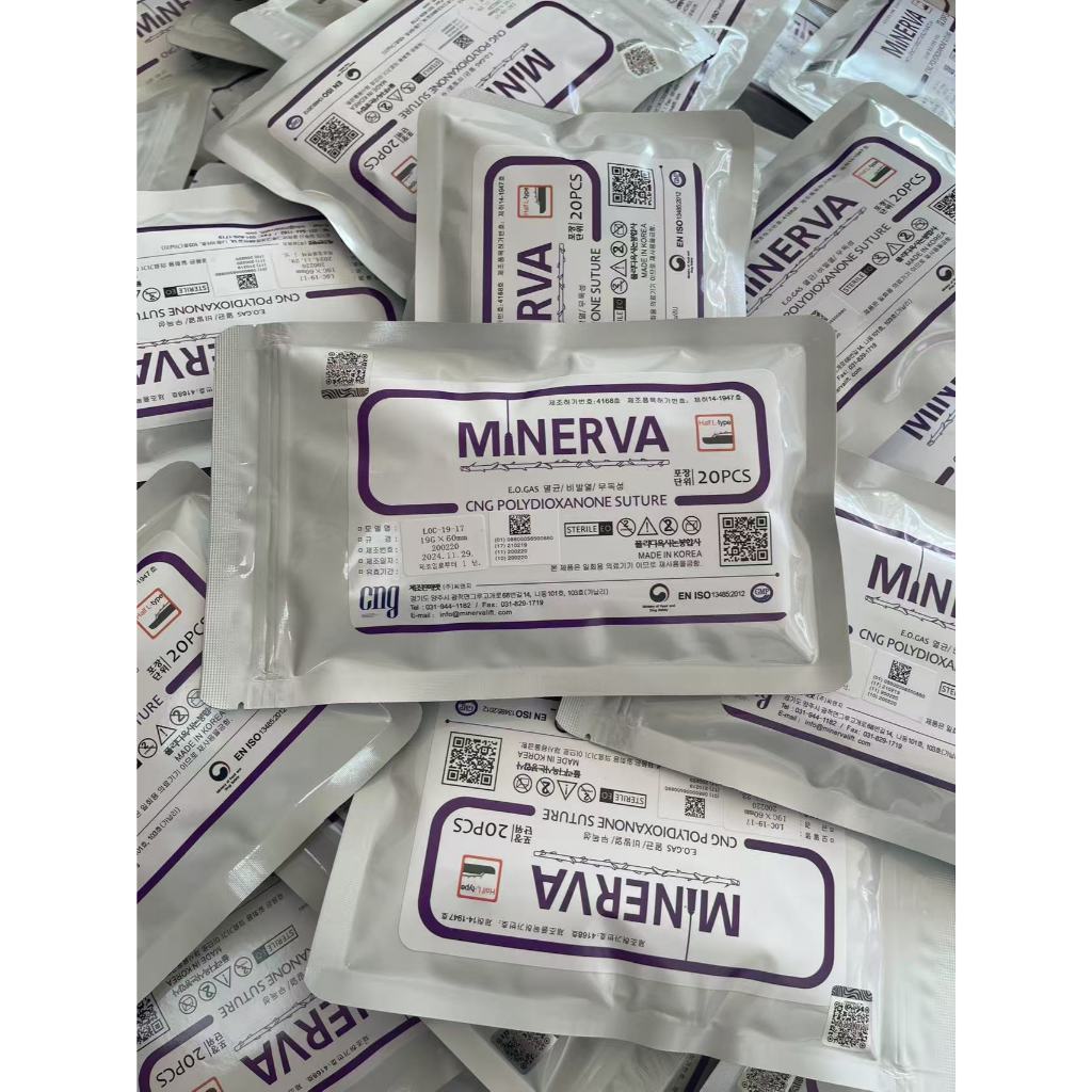 Minerva /Face Thread lift  PCL PDO Korea  Tanam Benang Wajah Ecer 2 Pcs