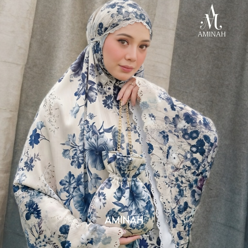 AMINAH MUKENA - Mukena Dewasa 2in1 Silk Maysara Series