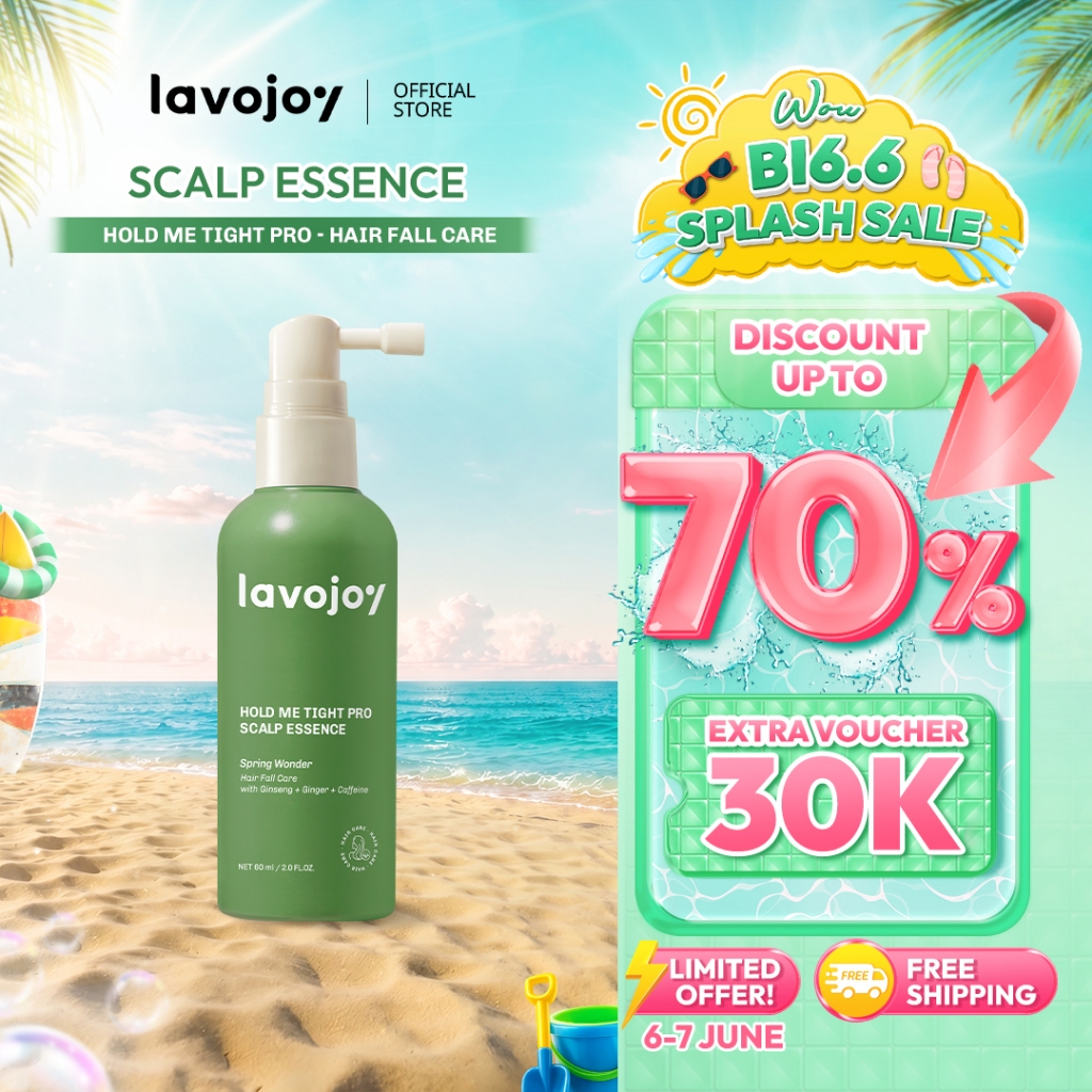Lavojoy Hold Me Tight Pro Scalp Essence Spring Wonder | Hair Shampoo | Shampo Rambut | Mengatasi Ram
