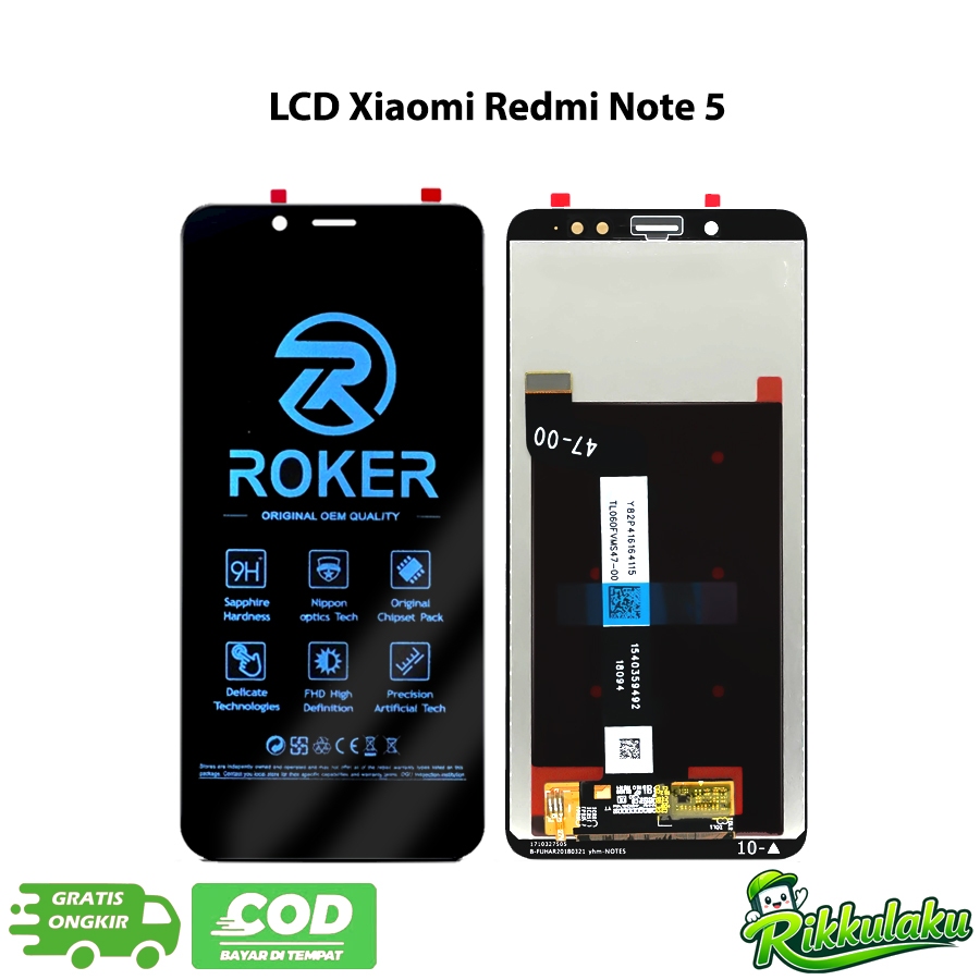 LCD Touchscreen Xiaomi Redmi Note 5 Pro / Note 5 Original 100% Fullset Complete
