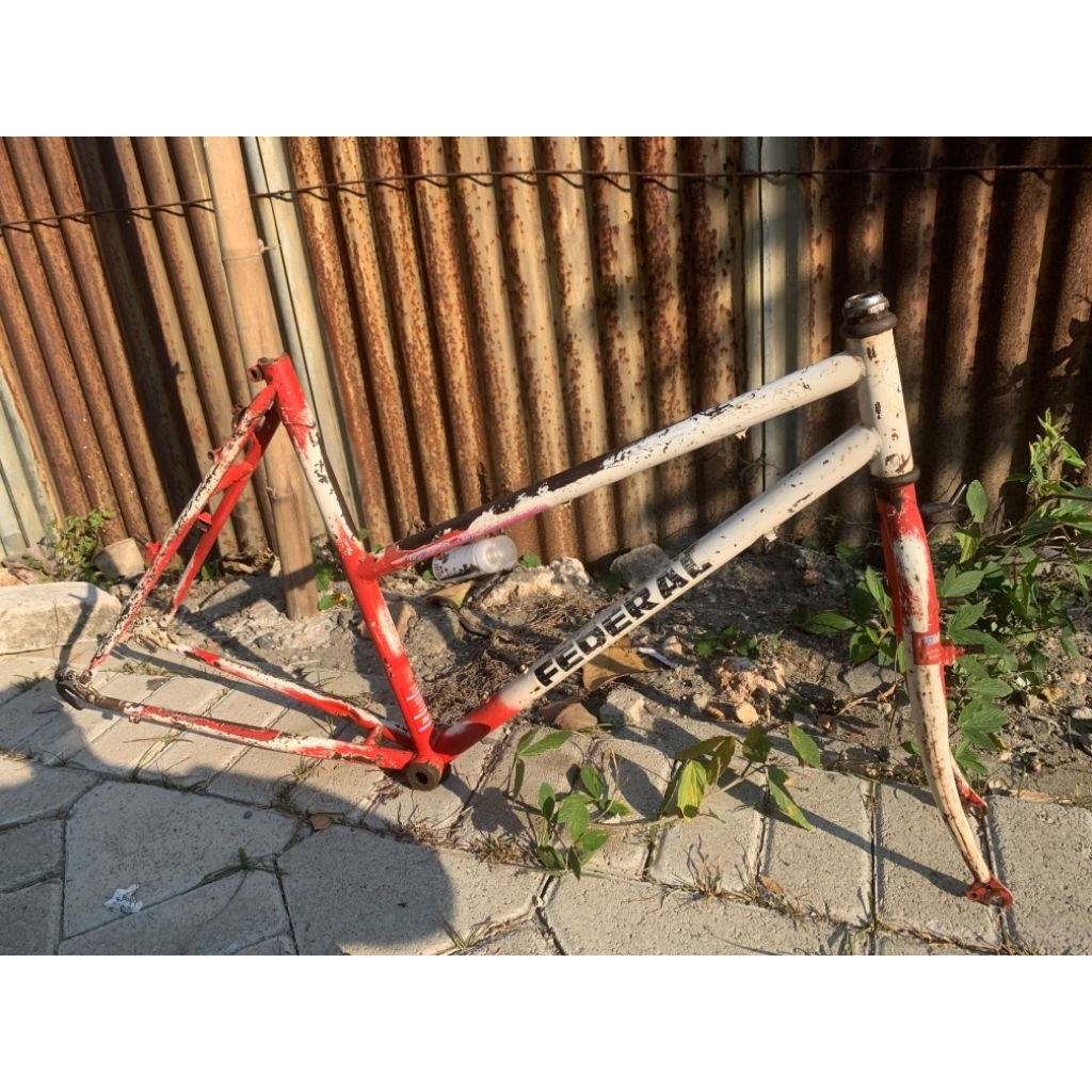 frame sepeda federal Stray cat ss lady original bekas
