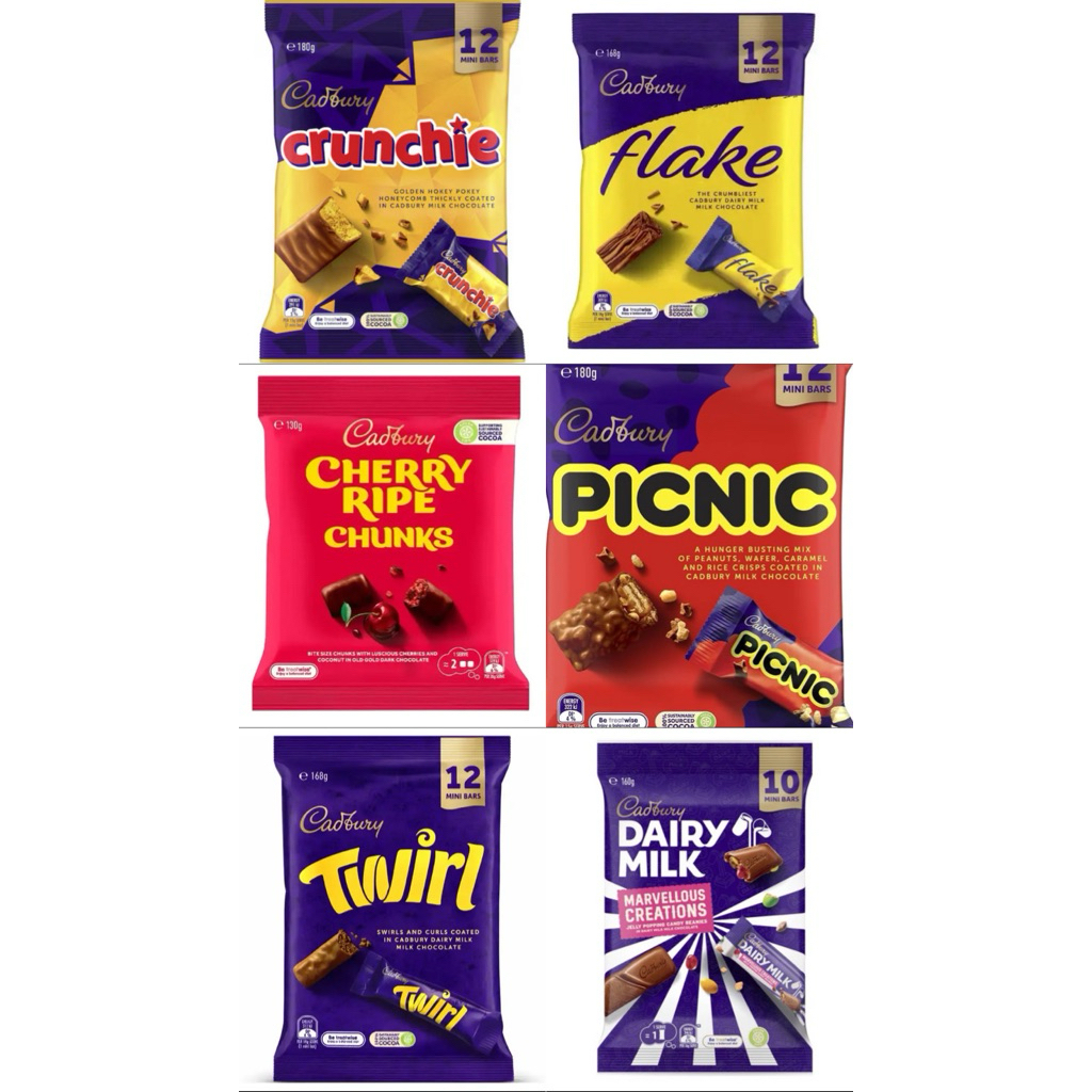 Jajan Snack Import Ecer Cadbury Mini Bar Chocolate Australia PER PCS