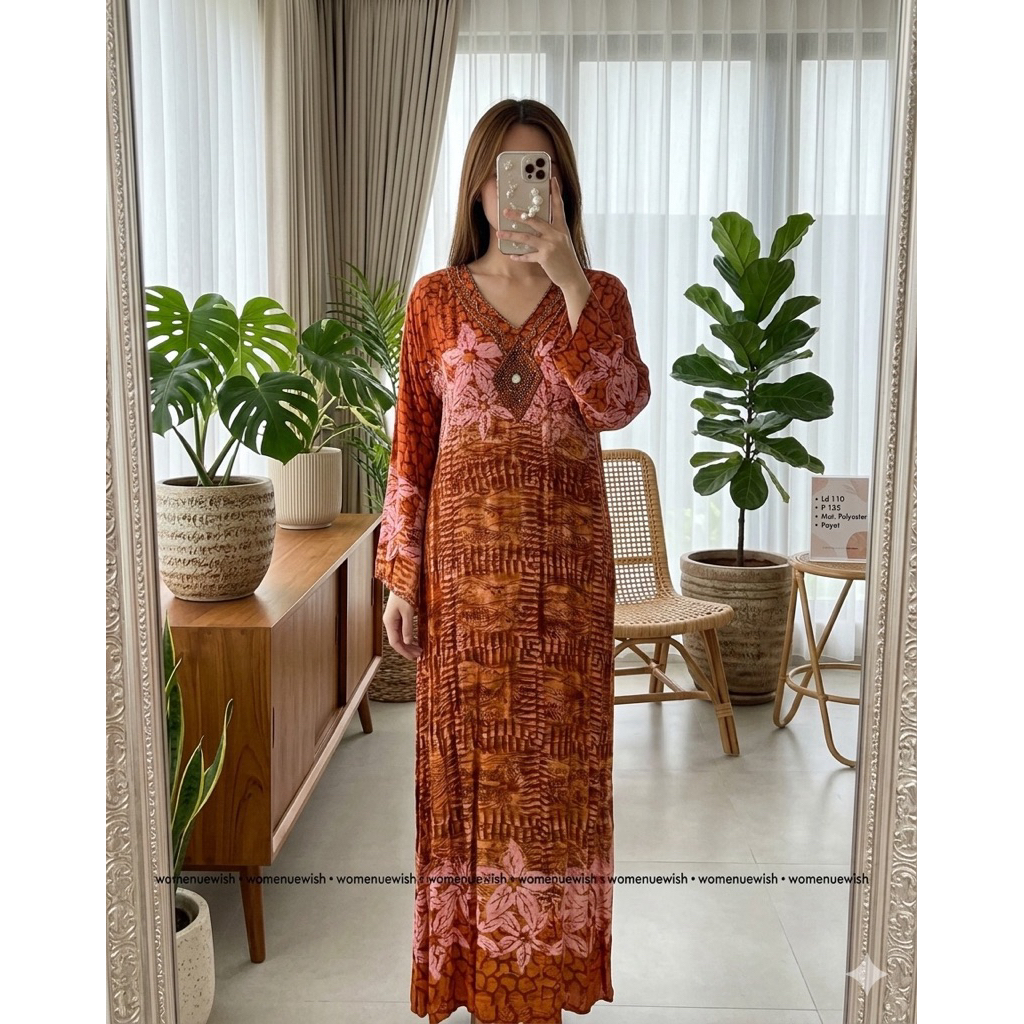 MaXi Dress Batik Payet