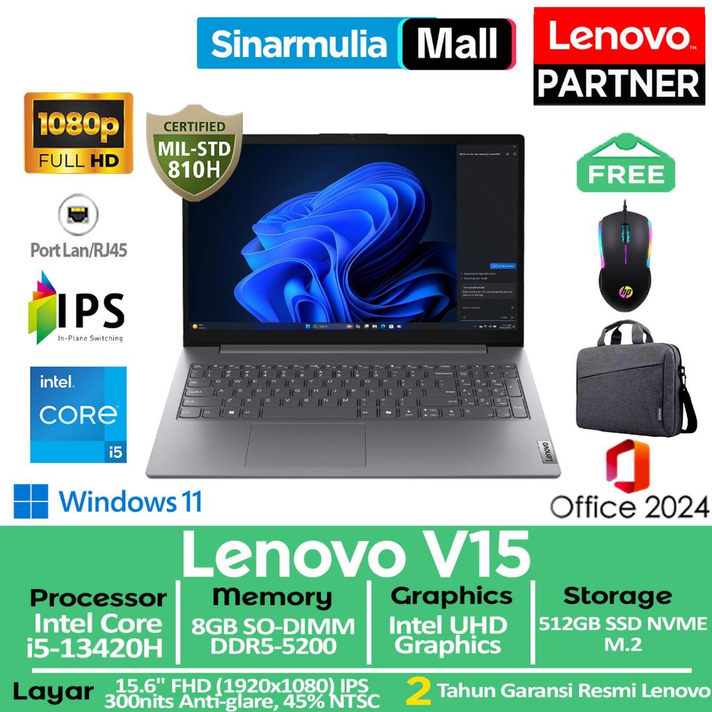 Lenovo V15 G5 i5-13420H 512GB SSD 8GB IPS Win11+OHS