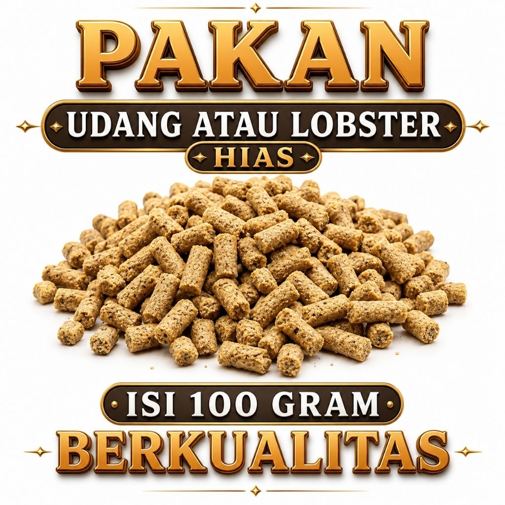 Pakan Udang/Lobster Hias Berkualitas