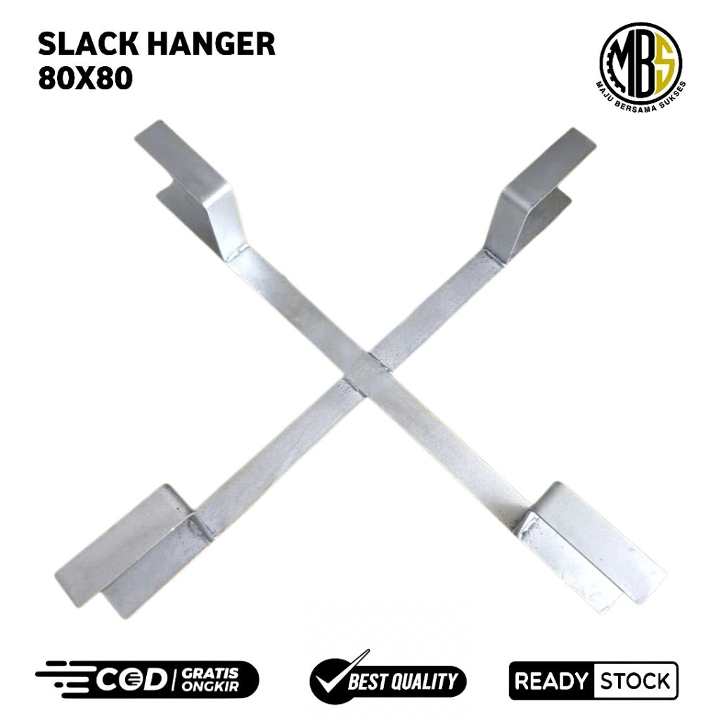 Slack Hanger 80x80 - Slack Support - Fixing Slack - Palang Slek - Slek Kabel - Kabel Adss - Gulungan