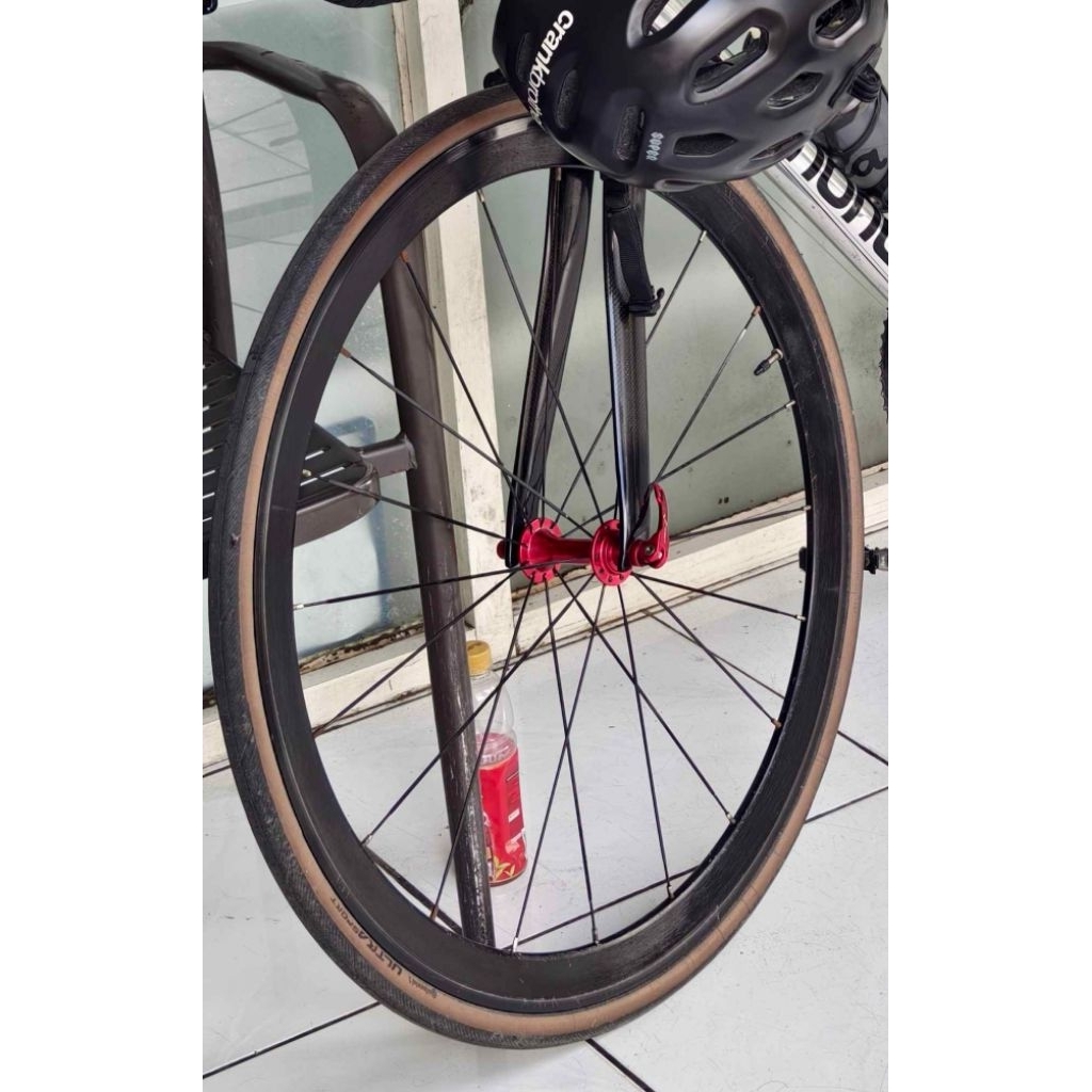 Wheelset Rimbrake 700C, XLR 8, Alloy Ringan, Full Black