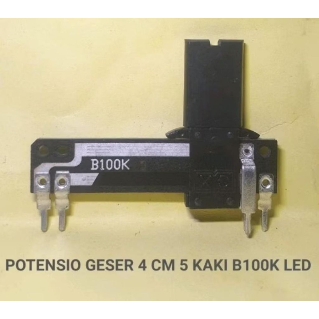 potensio geser 4 cm 5 kaki B100K