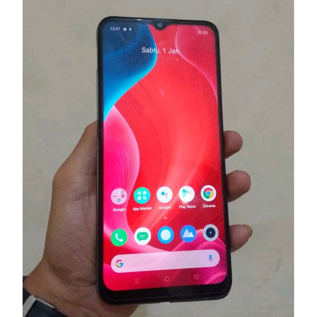 LCD Touchscreen Ori Asli Copotan Realme C15 / C12 / C11 / Realme Narzo 20 / 30A
