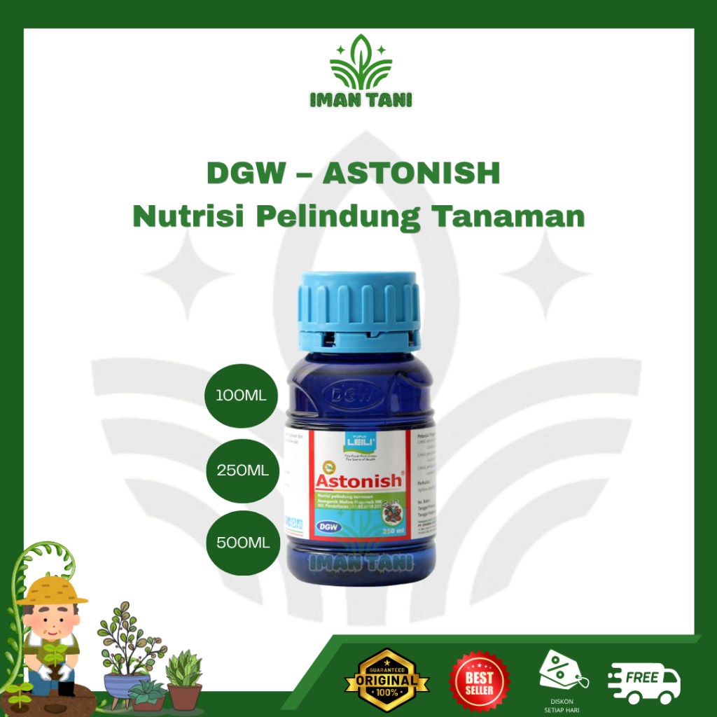 DGW – ASTONISH Nutrisi Pelindung Tanaman Anorganik 100 | 250 | 500 ML - Pupuk Nutrisi Untuk Tanaman 