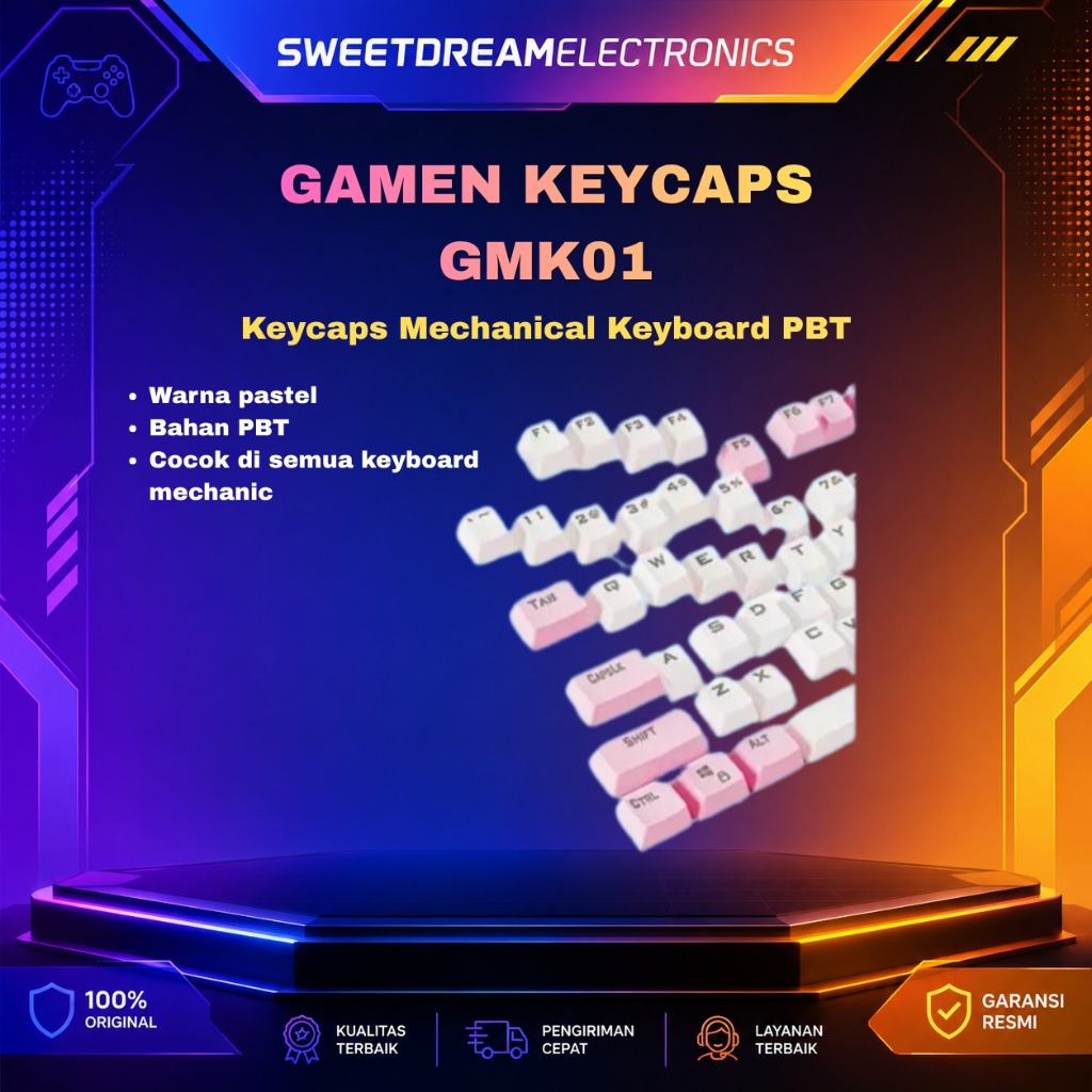 Gamen GMK01 / GMK-01 Keycaps Mechanical Keyboard PBT