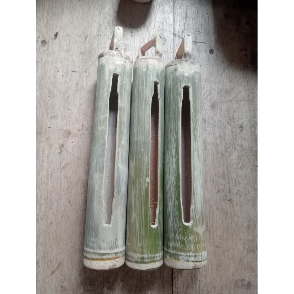 kentongan bambu untuk jualan bakso dan cuanki