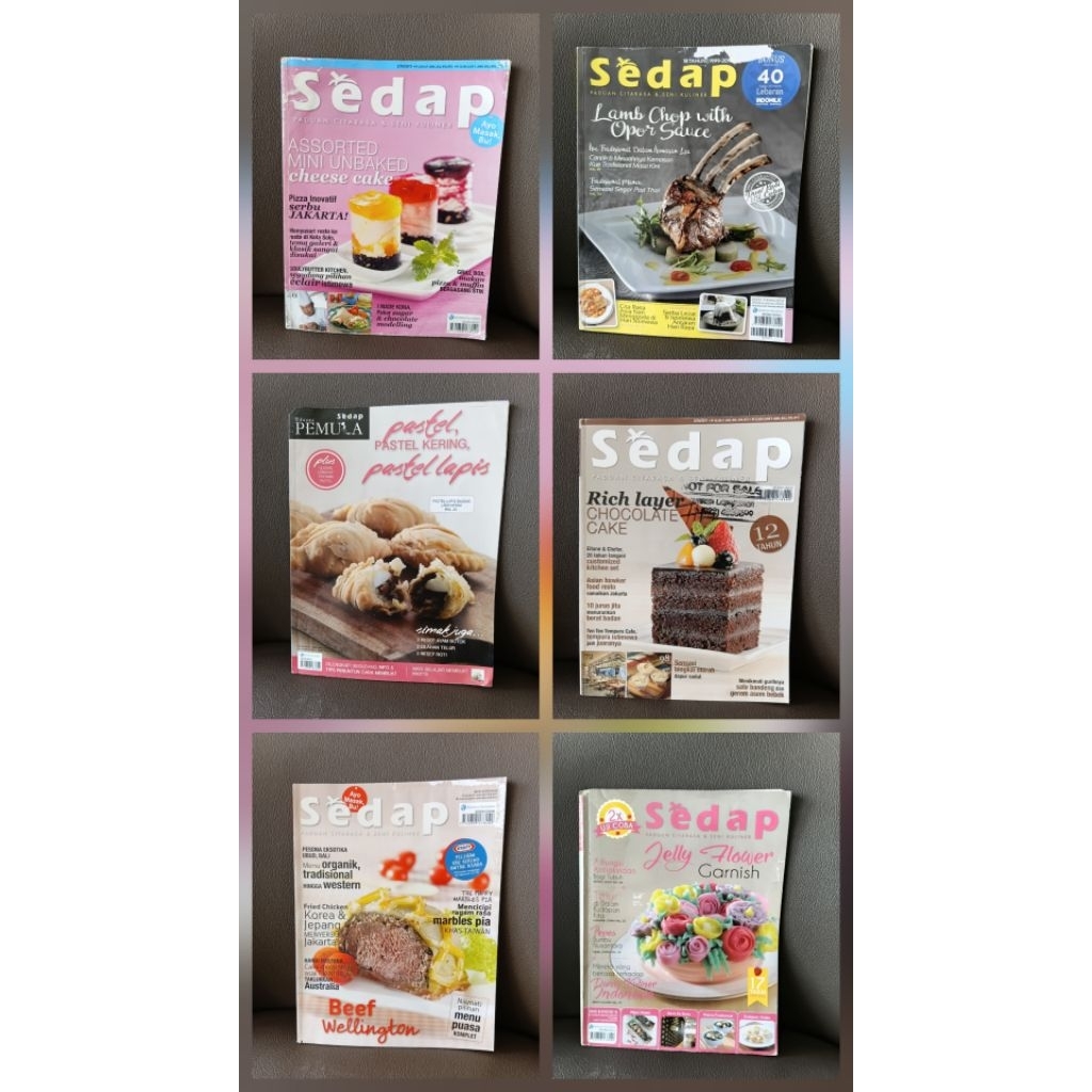 majalah sedap resep masakan tebal