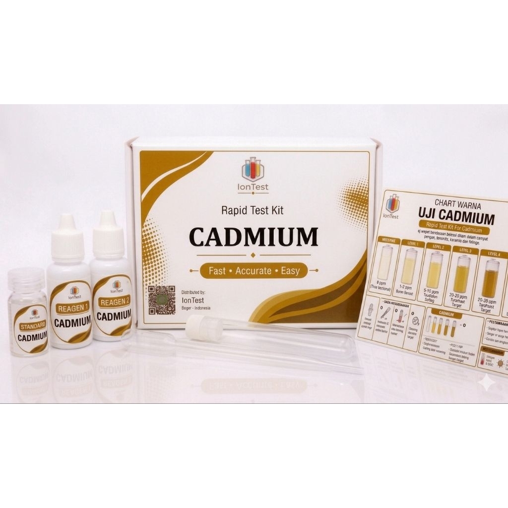 Test Kit Cadmium / Rapid Test kit uji Cadmium