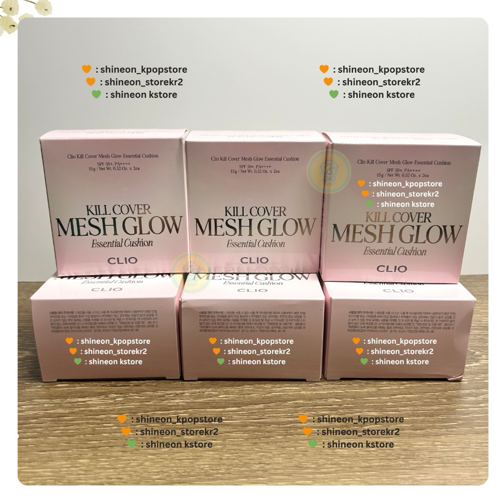 Upload ulang ORIGINAL Cl*o Kill Cover Mesh Glow Cushion
