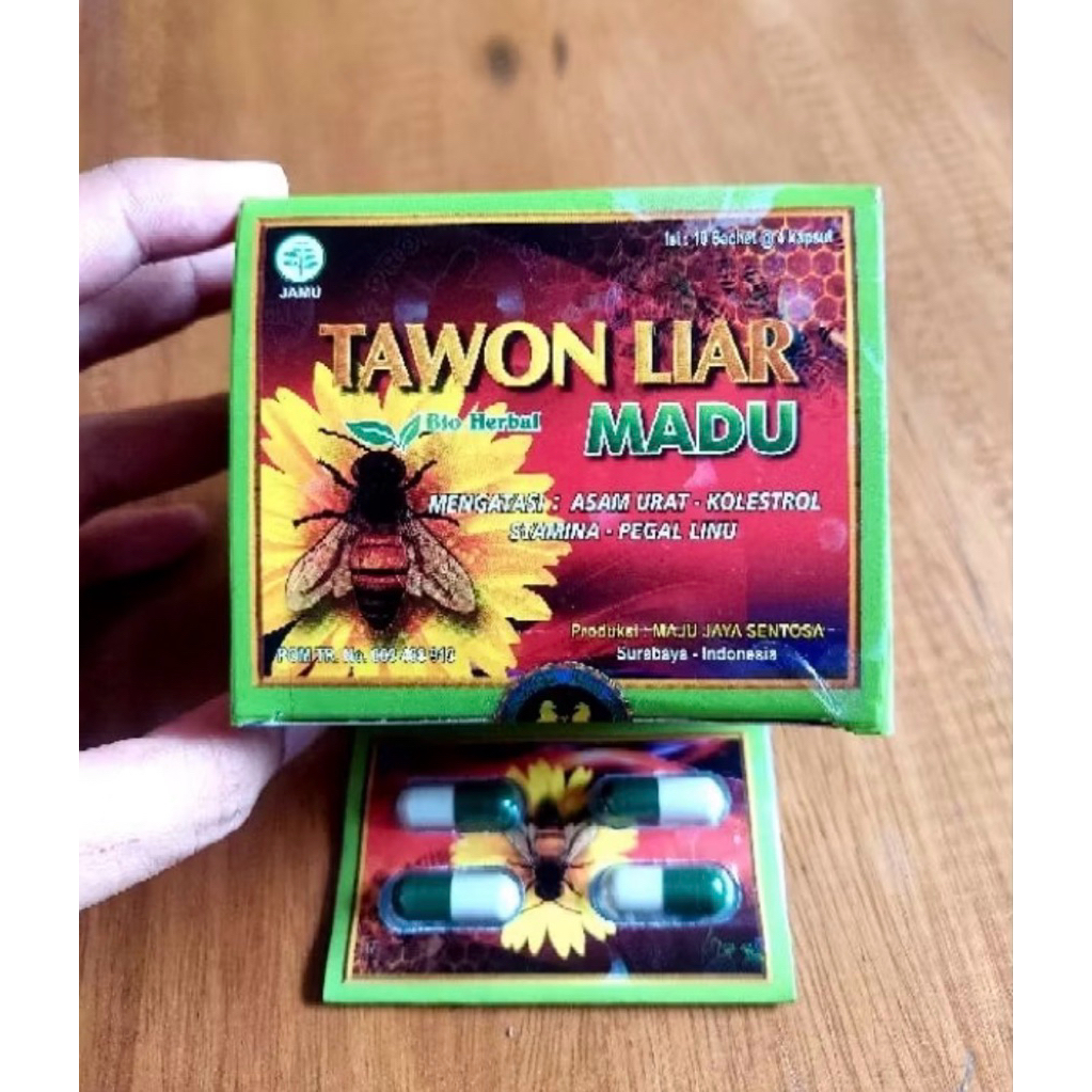 Kapsul Tawon Liar Madu Original