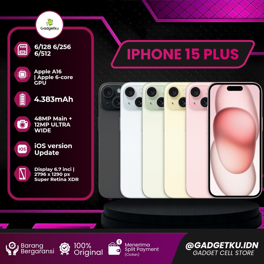 Iphone 15PLUS 128/256GB