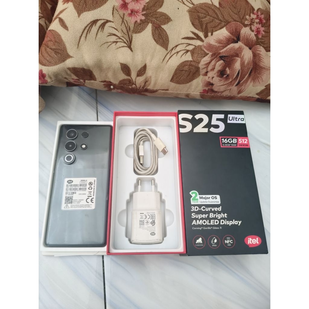 itel s25 ultra Ram 8+8/512GB (SECOND) Ganti lcd