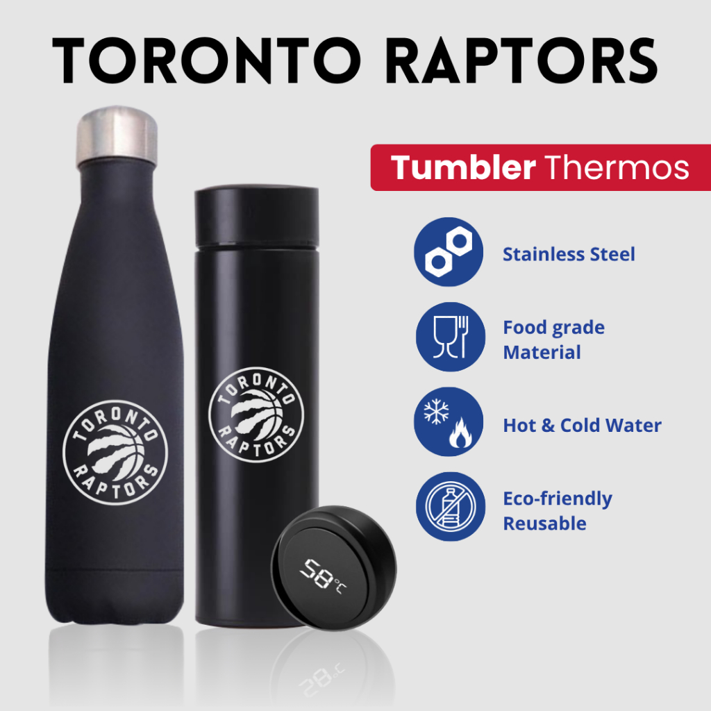 TORONTO RAPTORS - TUMBLER TERMOS CUSTOM DESAIN LOGO TORONTO RAPTORS