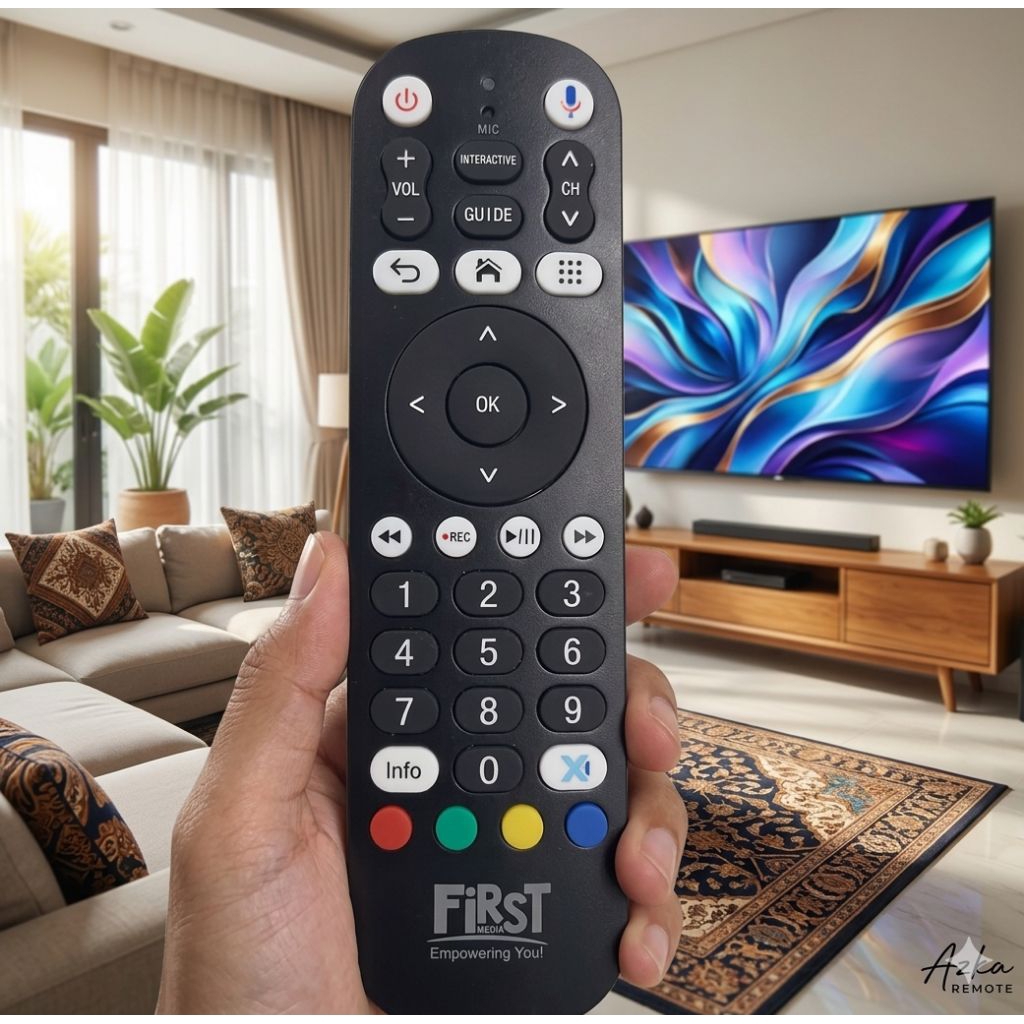 REMOTE REMOT RECEIVER STB PARABOLA FIRST MEDIA X1 PRIME ORIGINAL ASLI