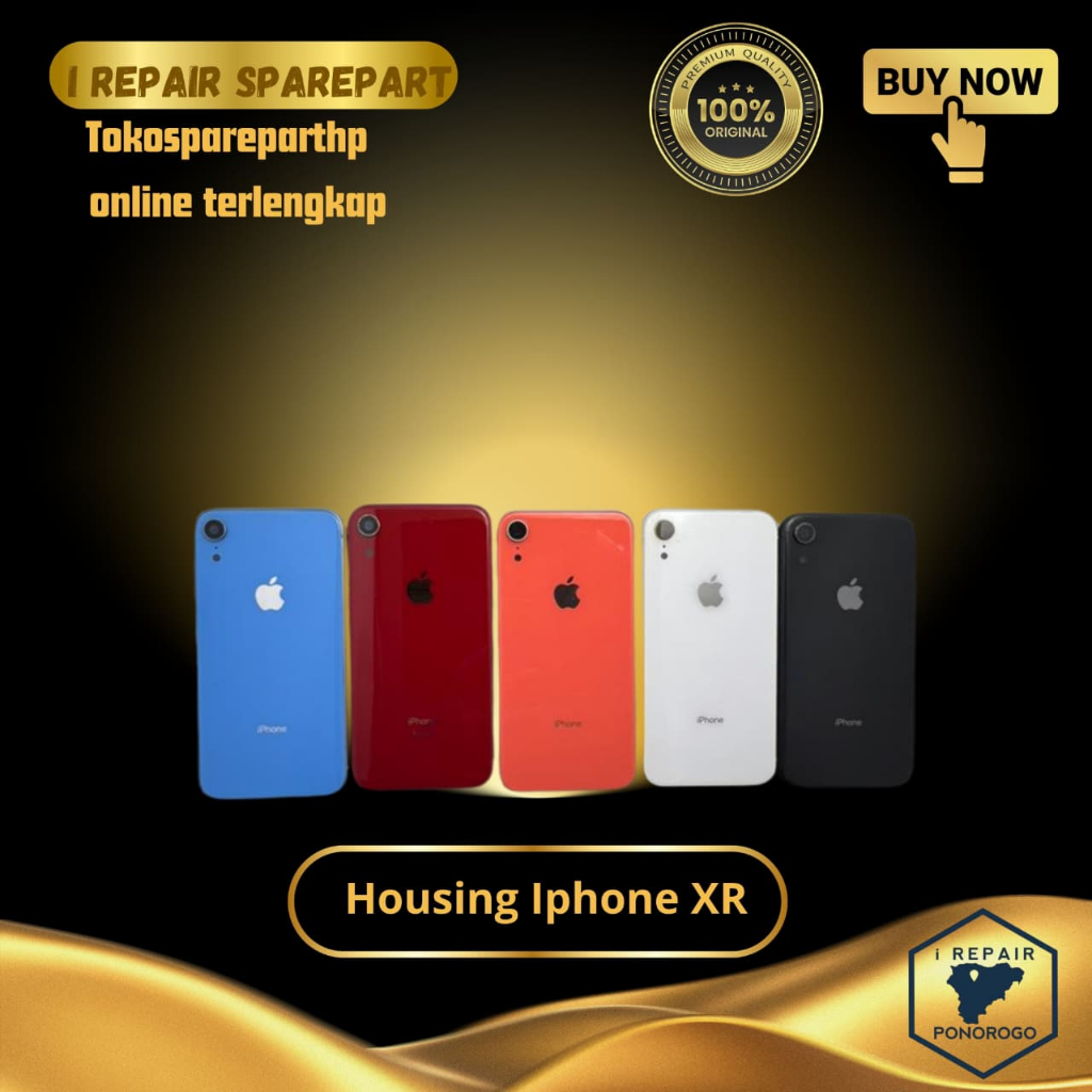 HOUSING IPHONE XR – CASING BELAKANG PENGGANTI KUALITAS PREMIUM