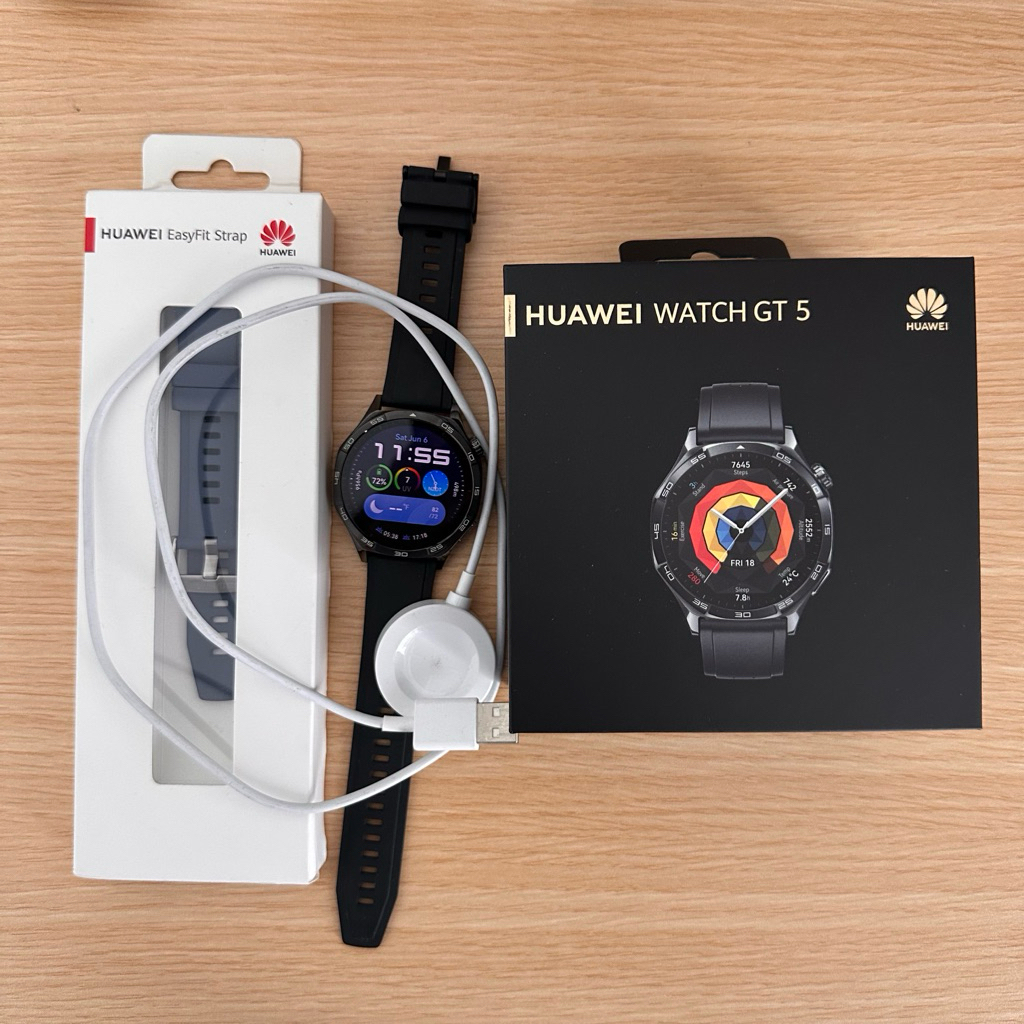 [Second] Smartwatch HUAWEI Watch GT 5 46 mm Black