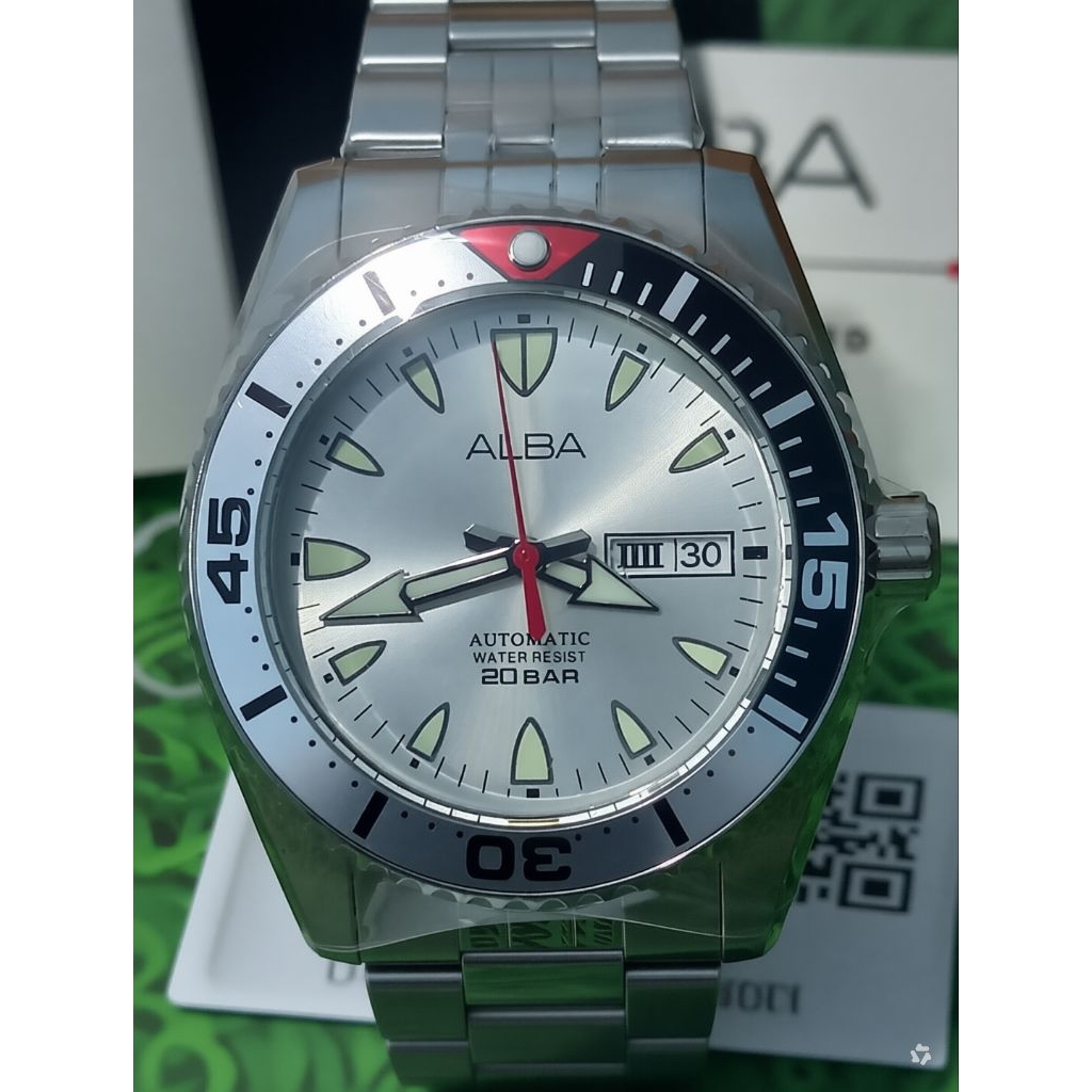 ALBA Diving Jam Tangan Pria Automatic AL4765X1 Silver