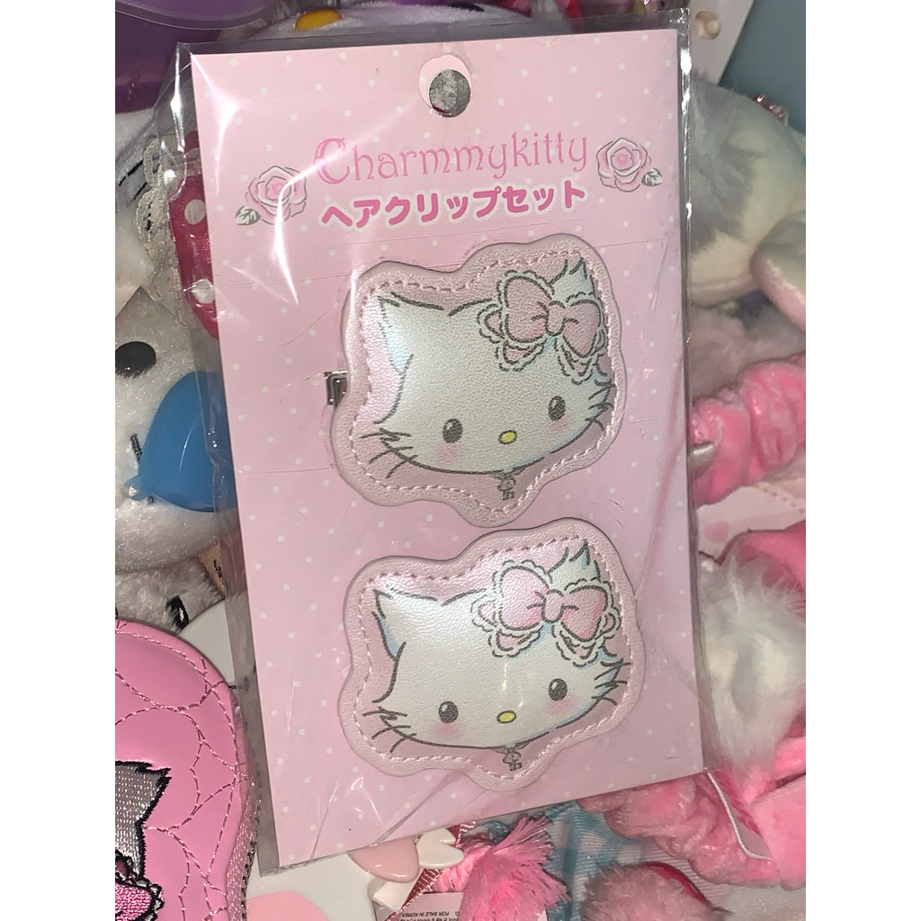 charmmy kitty hairclip