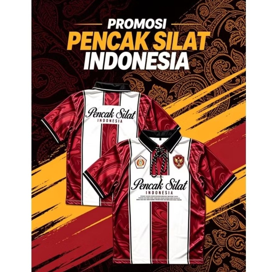 JERSEY VINTAGE IPSI / PENCAK SILAT INDONESIA / JERSEY KERAH IPSI / JERSY KERAH RAPIH FORMAL