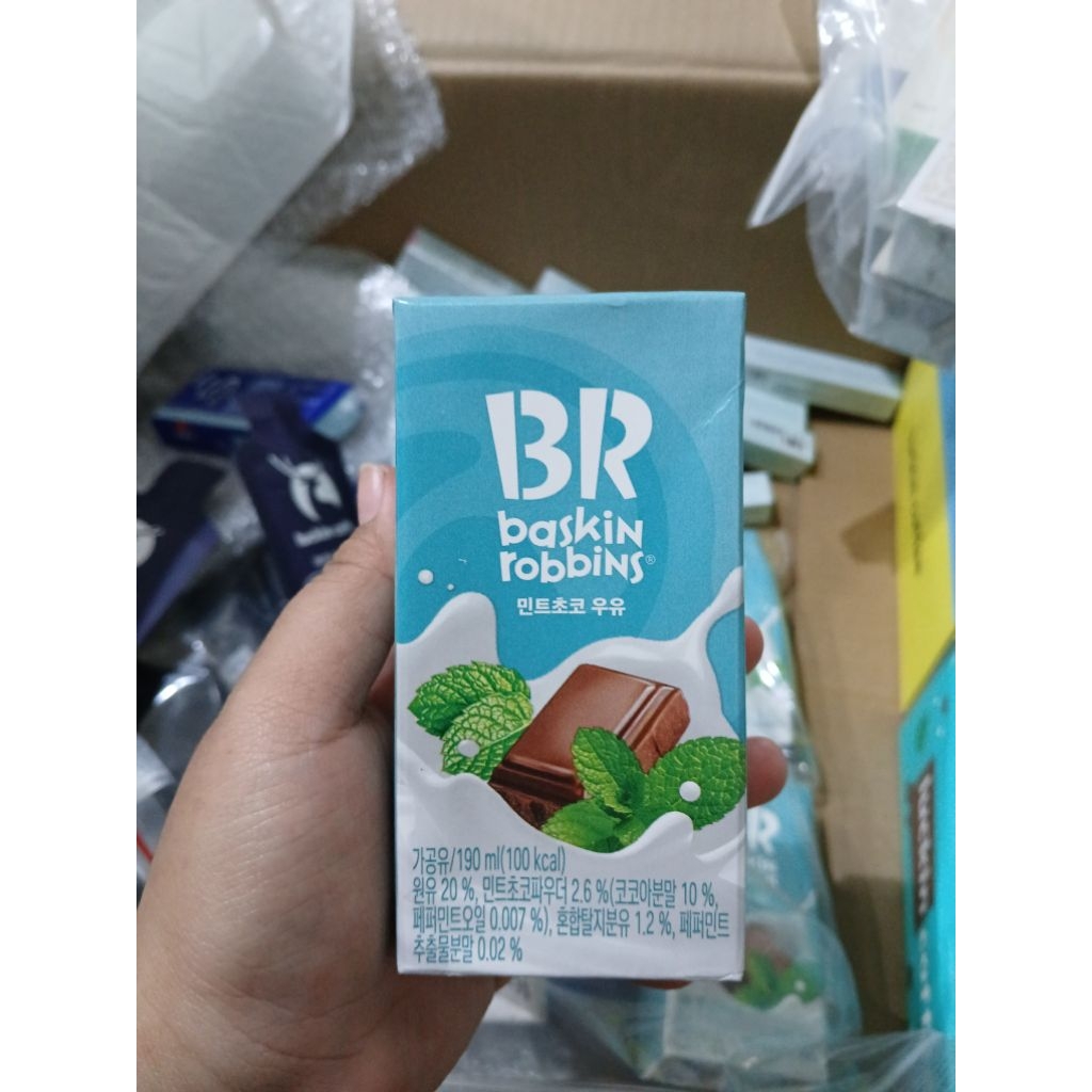 BASKIN ROBBINS MILK CHOCO MINT