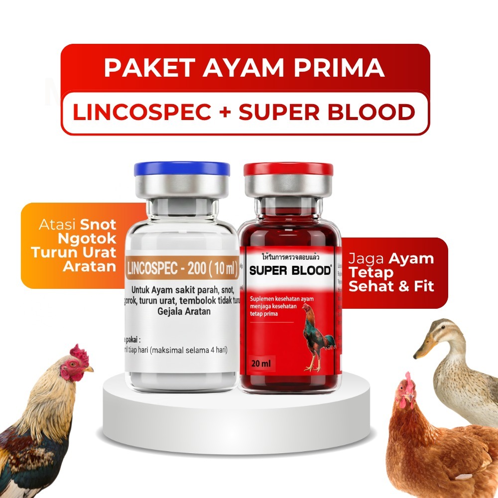 Lincospec-200 - Lincospec 200 10 ml - Obat Ayam Sakit Apapun - Obat Ayam Sakit - Lincospec Ori