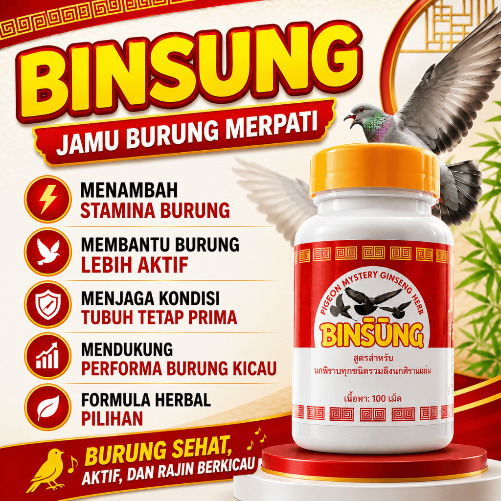 Jamu Merpati Herbal Merpati Dara Kolong Doping Player Terbukti Meningkatkan Power Terbang - BINSUNG 