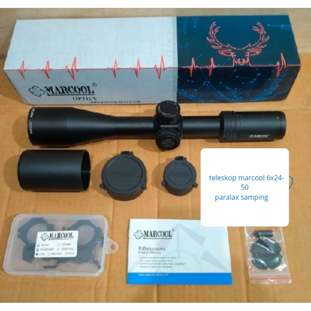 teleskop marcool 6-24x50SF MR145 HK Reticle