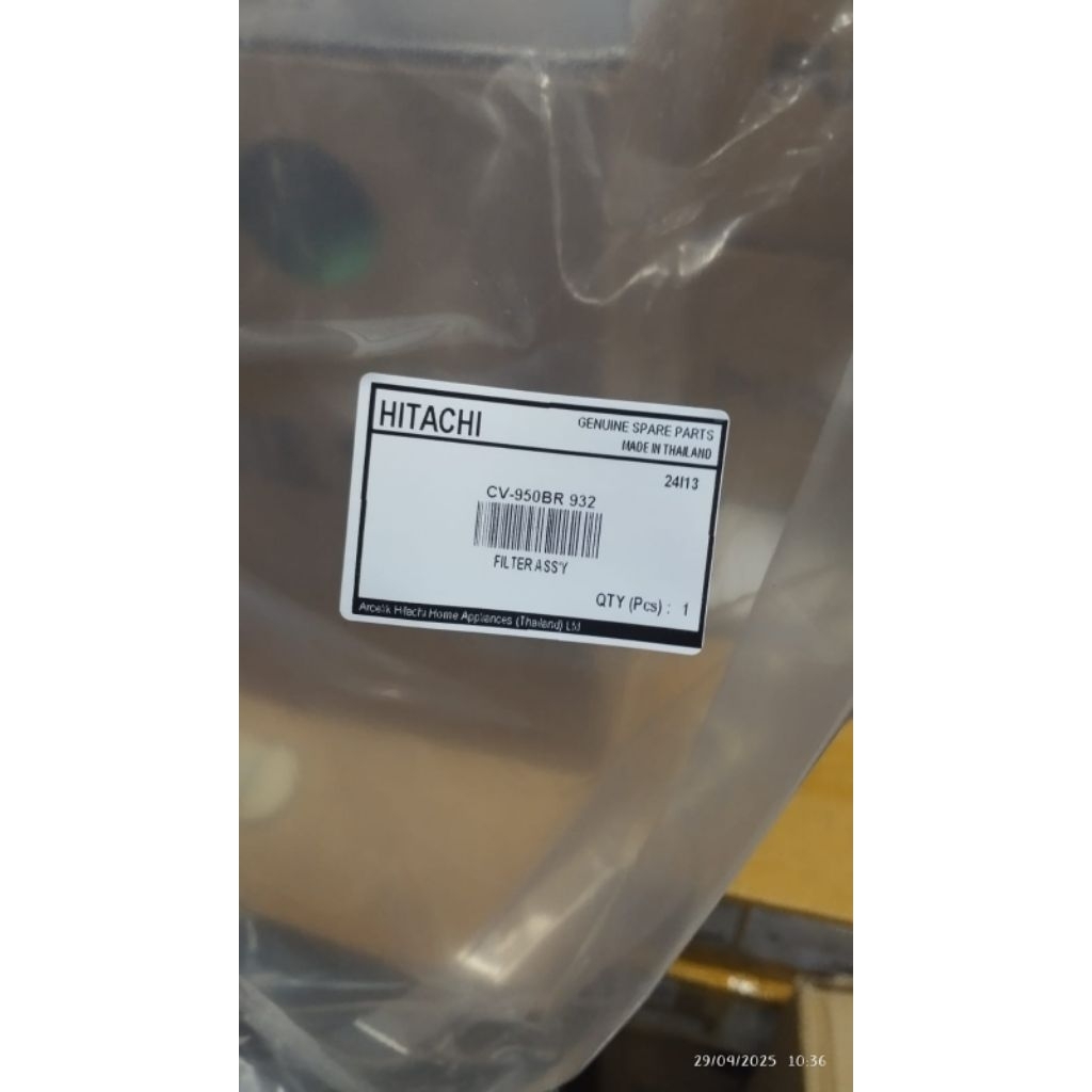 Filter Vacuum Hitachi CV950/Sparepart Vacuum Cleaner Hitachi Original