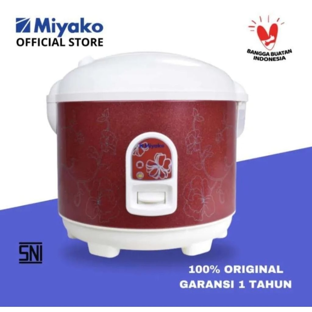 Magic com Miyako MCM 528BGS KAPASITAS 1,8LITER/Magic com3in1 MIYAKO MCM528 BGS/RICE COOKER MIYAKO 1,