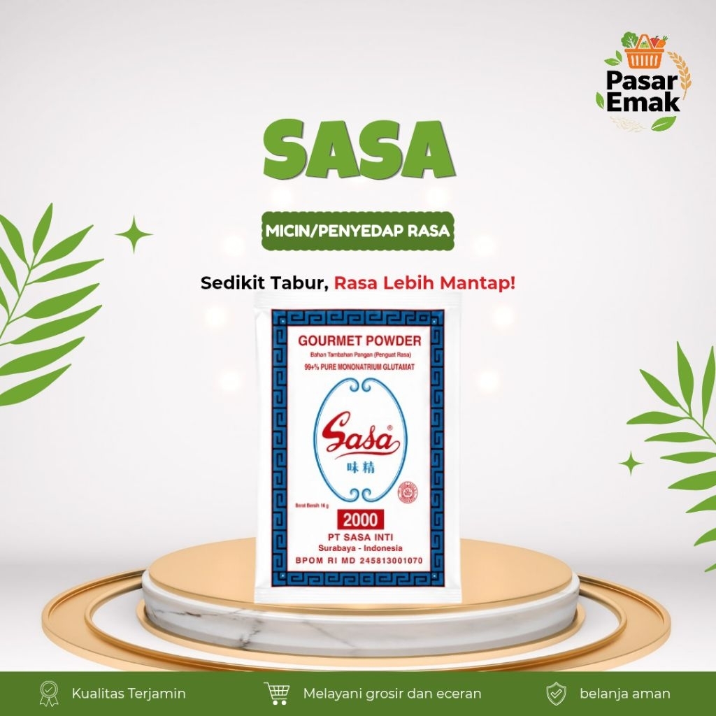 MSG Sasa/Penyedap Rasa/Micin Sasa 2000 an 30g