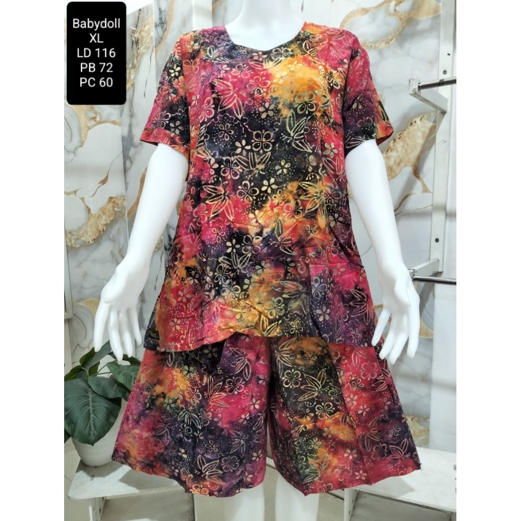Babydool Kinanthi / Oneset Kinanthi / Setelan Kinanthi / Kinanthi Batik Nusantara / Kinanthi / Batik