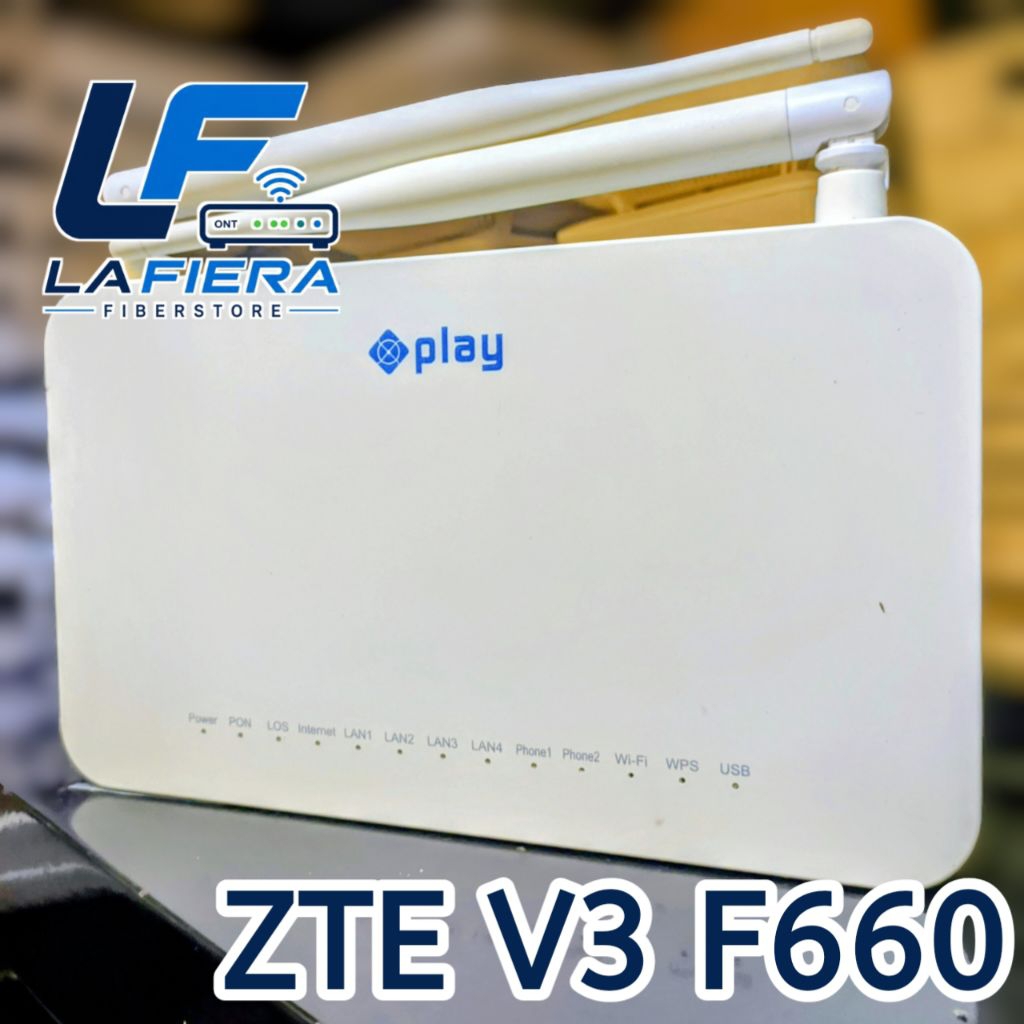 Modem Ont V3 ZTE ZXHN F660 PLY Port Hijau