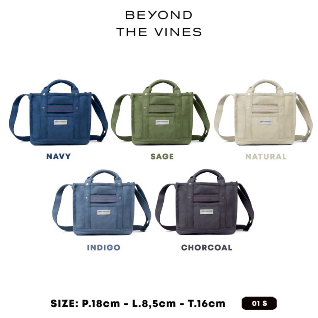 Tas Tenteng Selempang Btv Wanita / Pria Bahan Jeans Premium Import #01 Size Small