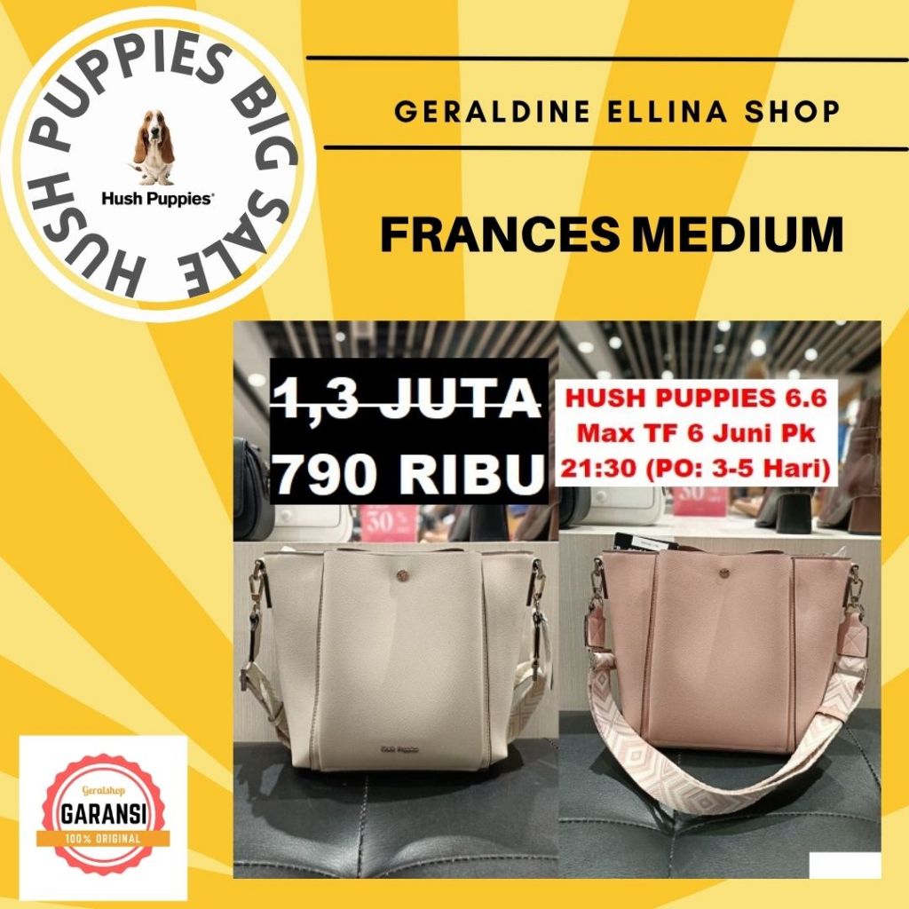 Tas selempang wanita Hush Puppies sale shoulder bag original store seri FRANCES