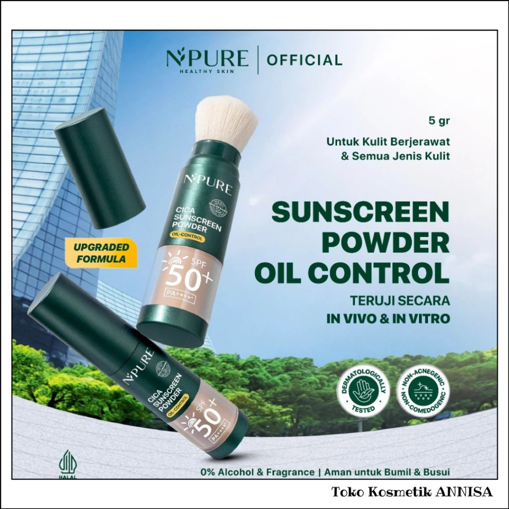 NPURE Cica Sunscreen Powder