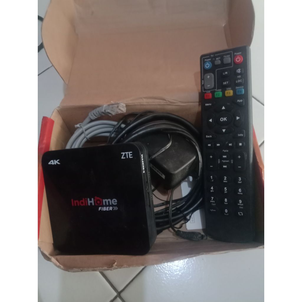 Android Box Tv Zte ZXV10 B860H Versi 1.0 SUDAH ROOT TINGGAL PAKAI Second Normal Murah Fullset