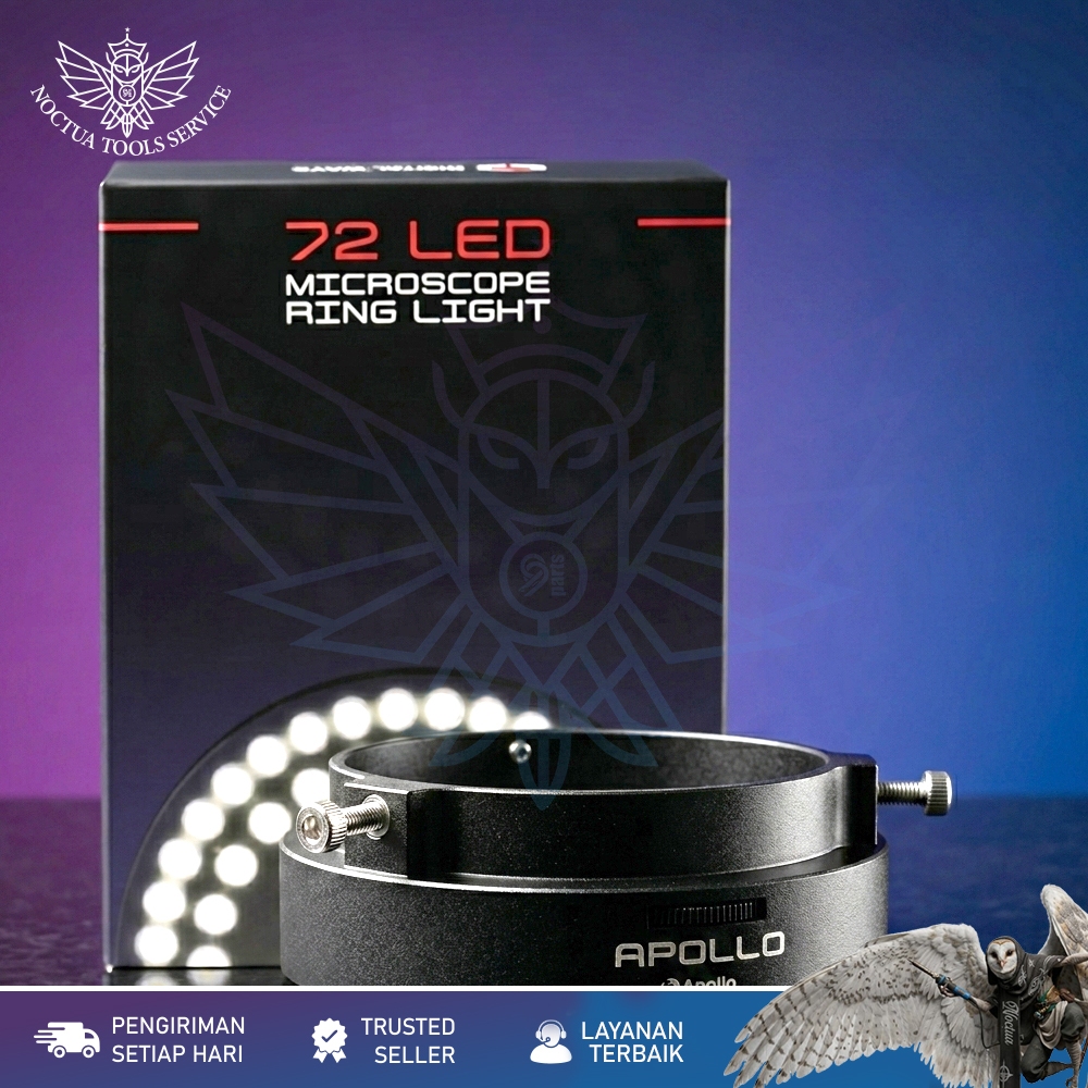 Lampu Mikroskop Digital Ways Appolo 72LED